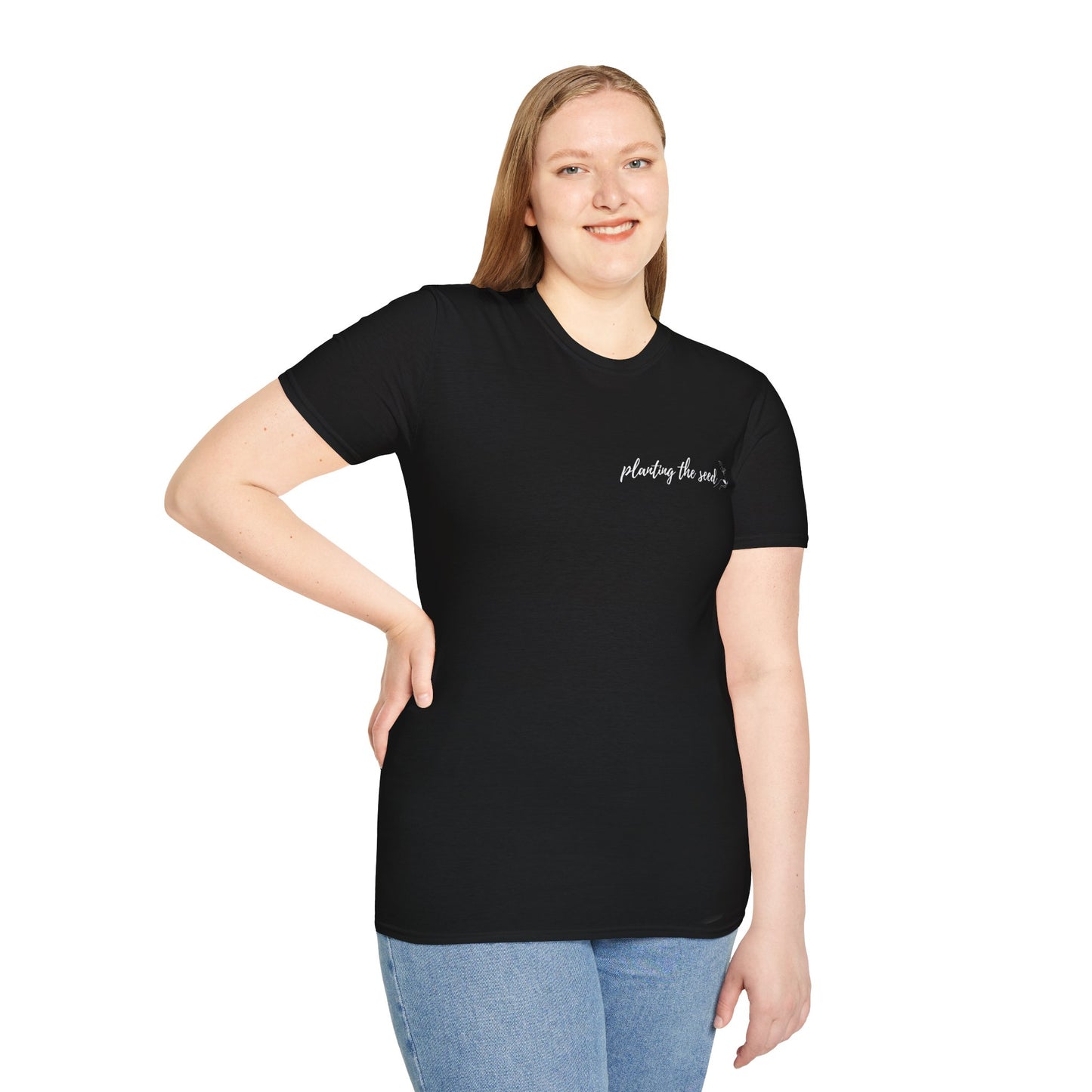 Inspirational Unisex Softstyle T-Shirt - The world is a better place with you in it