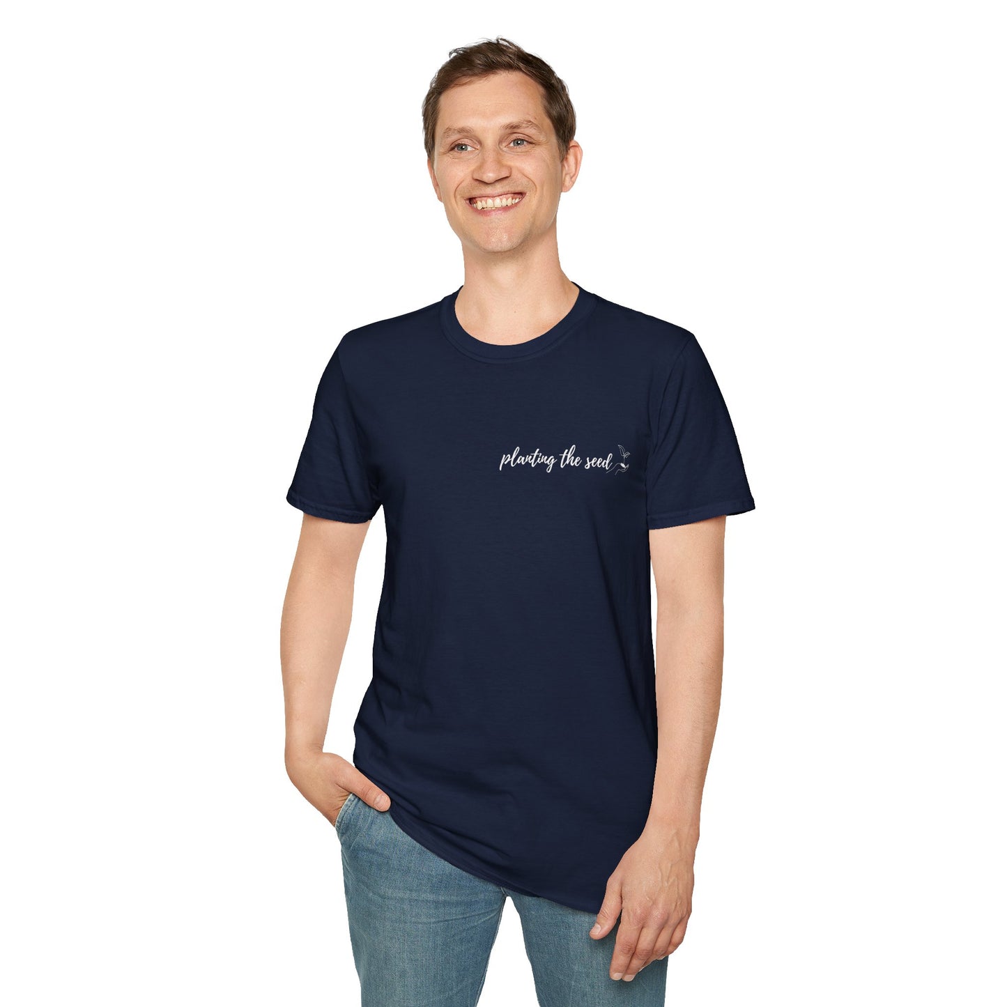Inspirational Unisex Softstyle T-Shirt - The world is a better place with you in it