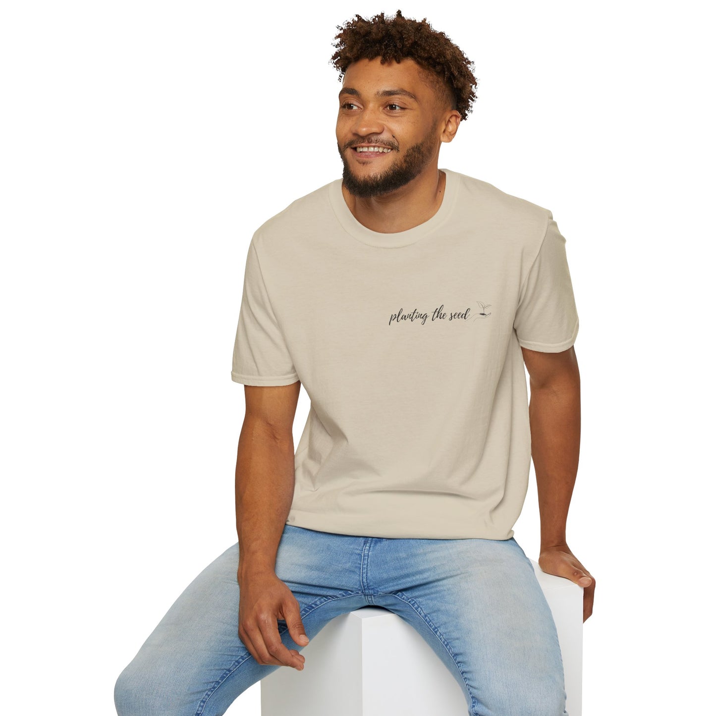 Inspirational Unisex Softstyle T-Shirt - The world is a better place with you in it