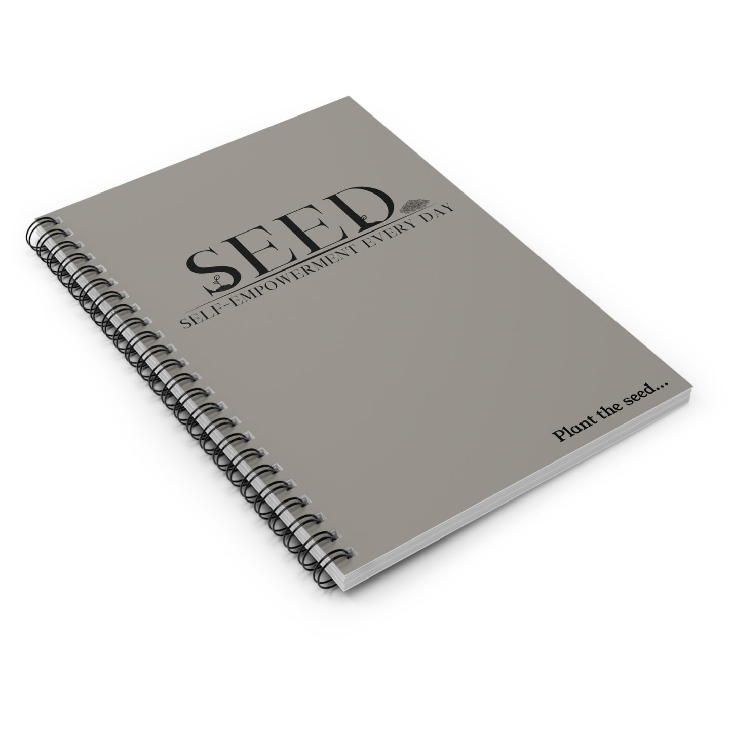 SEED Self Empowerment Every Day Branded Spiral Notebook - selfempowermenteveryday